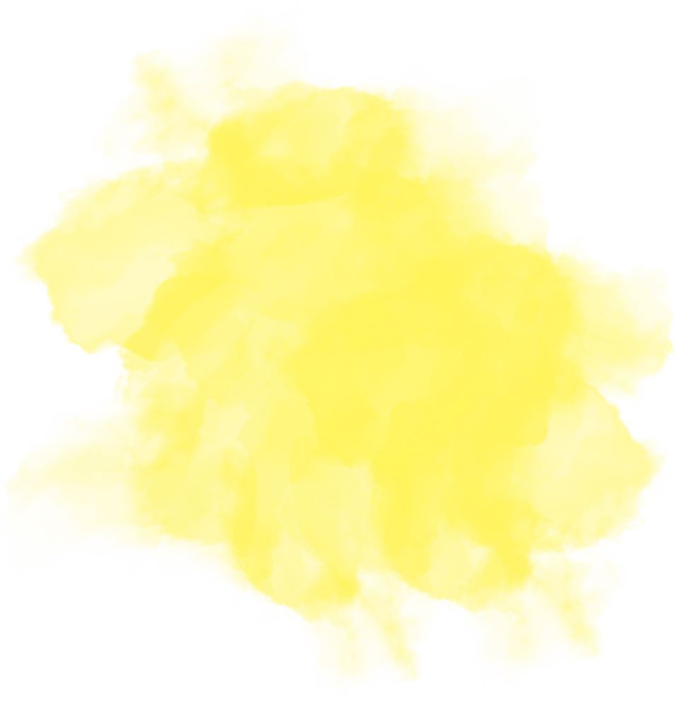 yellow splash watercolor brush